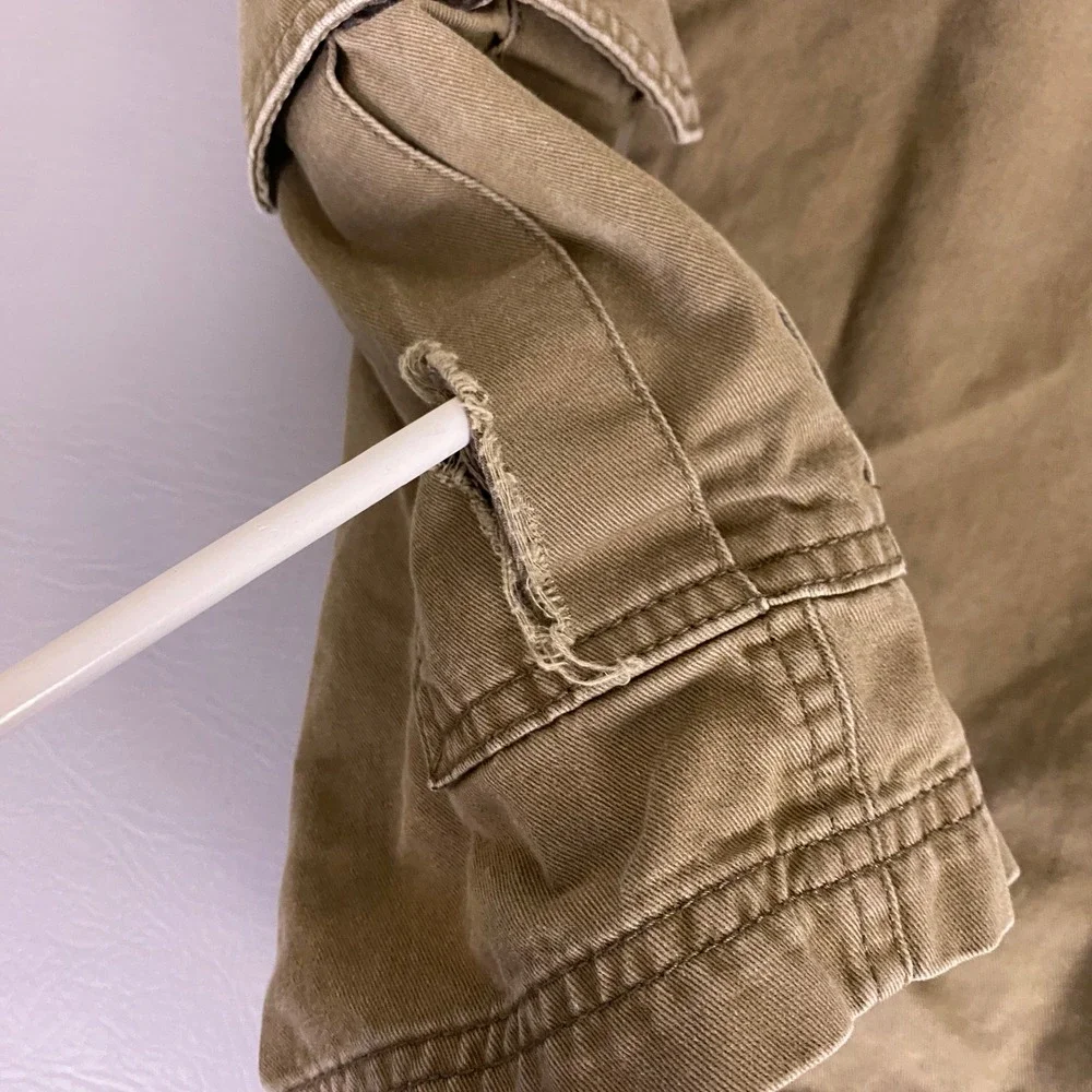 Columbia Cargo Shorts Men's Size 42w 10i Brown Omni-Shade Cotton Hiking Outdoor*